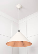 From The Anvil - Hammered Copper Hockley Pendant in Teasel | Sku. 49503TE | Trade Door Handles.