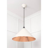 From The Anvil - Hammered Copper Hockley Pendant in Teasel | Sku. 49503TE | Trade Door Handles.