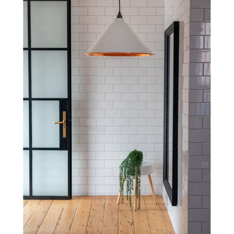 From The Anvil - Hammered Copper Hockley Pendant in Teasel | Sku. 49503TE | Trade Door Handles.