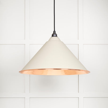 From The Anvil - Hammered Copper Hockley Pendant in Teasel | Sku. 49503TE | Trade Door Handles.