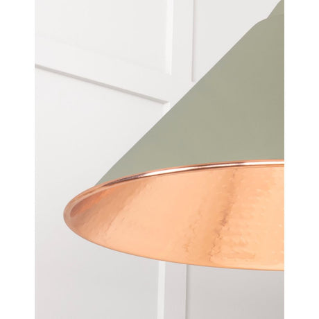 From The Anvil - Hammered Copper Hockley Pendant in Tump | Sku. 49503TU | Trade Door Handles.