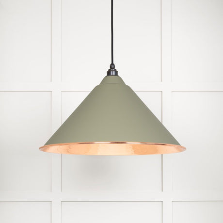 From The Anvil - Hammered Copper Hockley Pendant in Tump | Sku. 49503TU | Trade Door Handles.