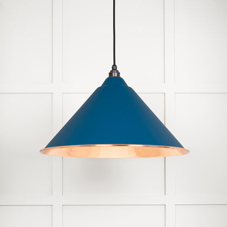 From The Anvil - Hammered Copper Hockley Pendant in Upstream | Sku. 49503U | Trade Door Handles.