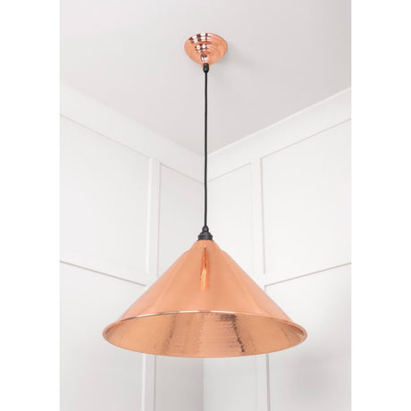 From The Anvil - Hammered Copper Hockley Pendant | Sku. 49503 | Trade Door Handles.