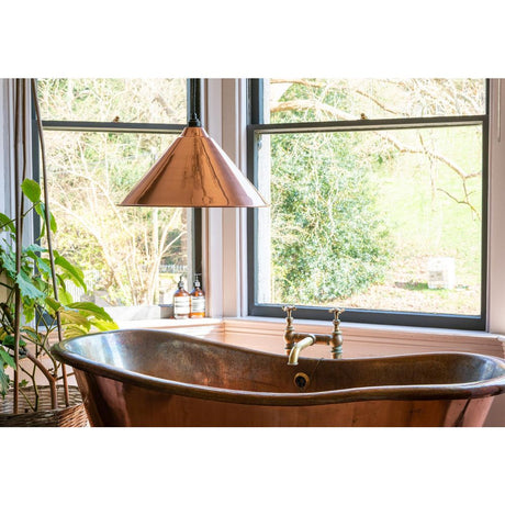 From The Anvil - Hammered Copper Hockley Pendant | Sku. 49503 | Trade Door Handles.