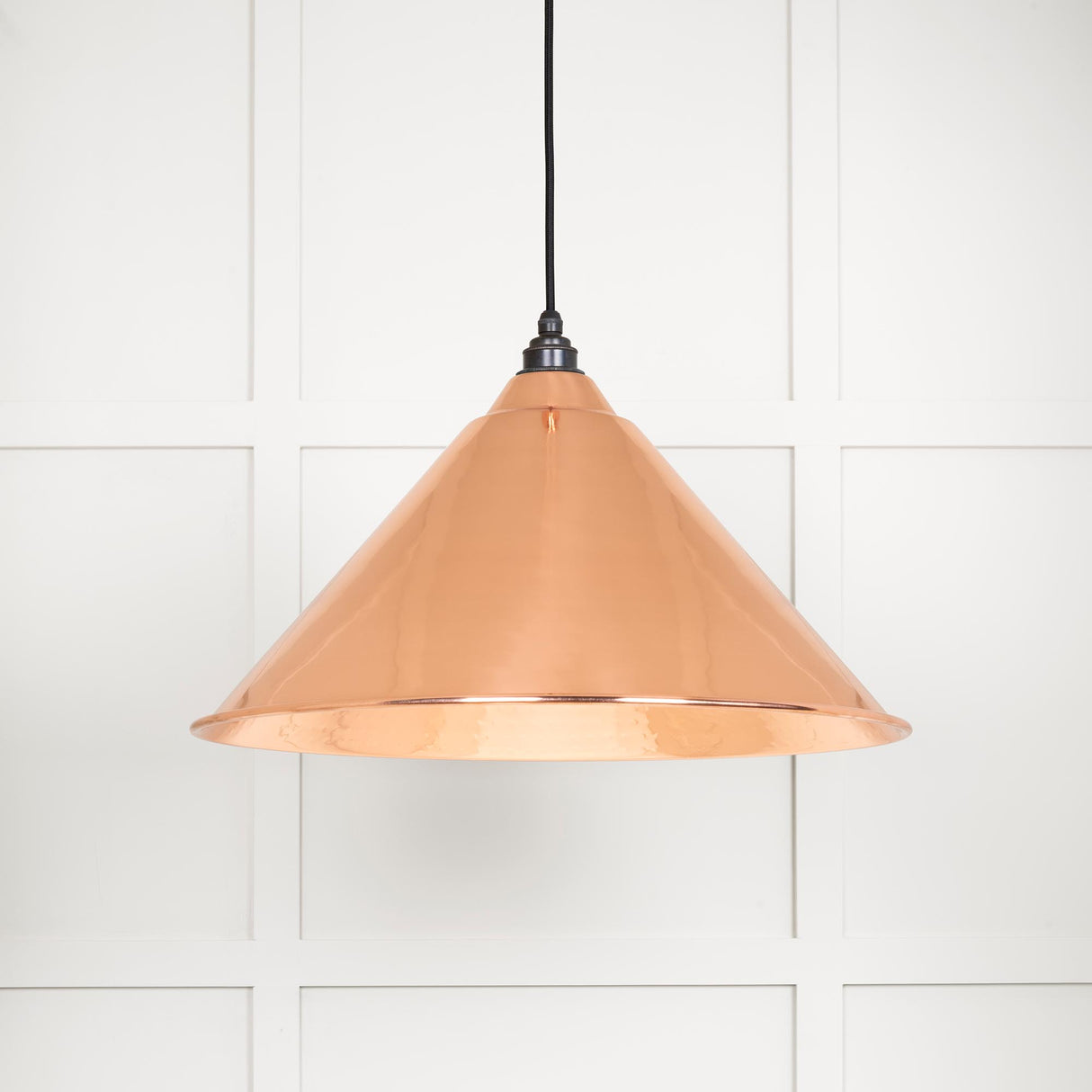 From The Anvil - Hammered Copper Hockley Pendant | Sku. 49503 | Trade Door Handles.