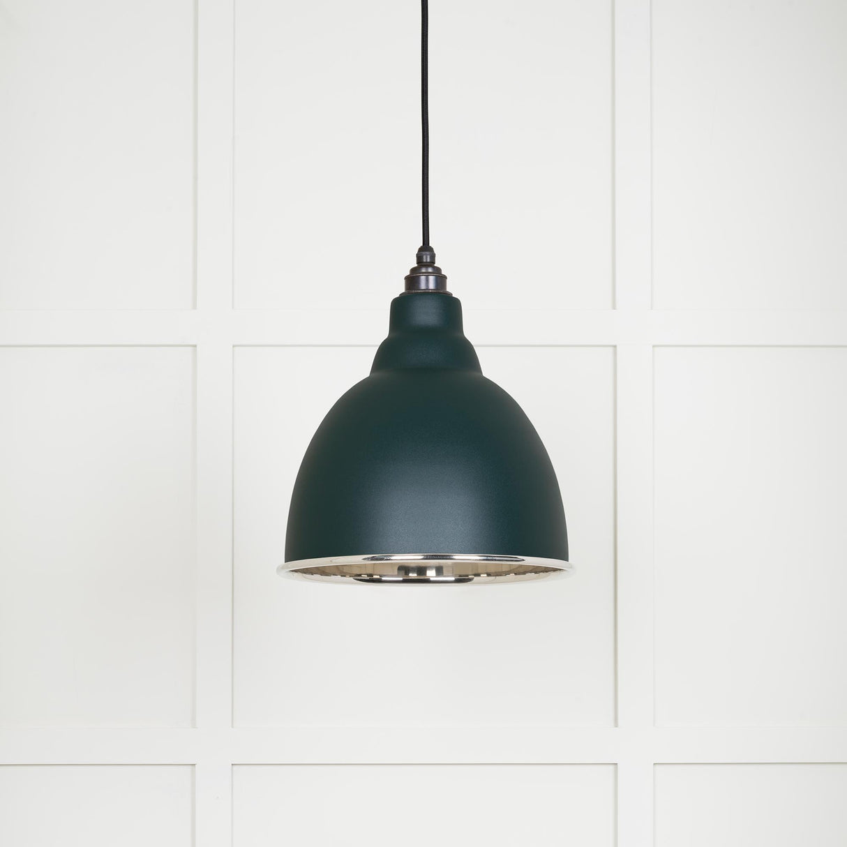 From The Anvil - Smooth Nickel Brindley Pendant in Dingle | Sku. 49504DI | Trade Door Handles.