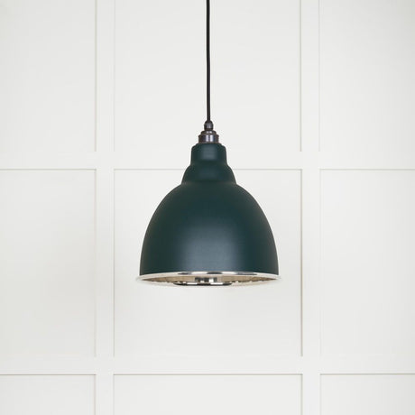 From The Anvil - Smooth Nickel Brindley Pendant in Dingle | Sku. 49504DI | Trade Door Handles.