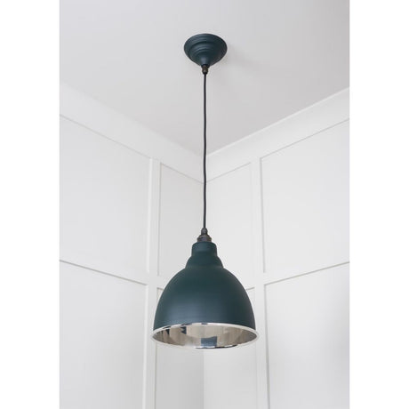 From The Anvil - Smooth Nickel Brindley Pendant in Dingle | Sku. 49504DI | Trade Door Handles.