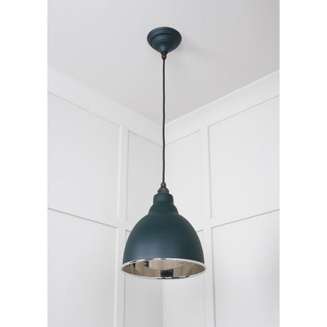 From The Anvil - Smooth Nickel Brindley Pendant in Dingle | Sku. 49504DI | Trade Door Handles.