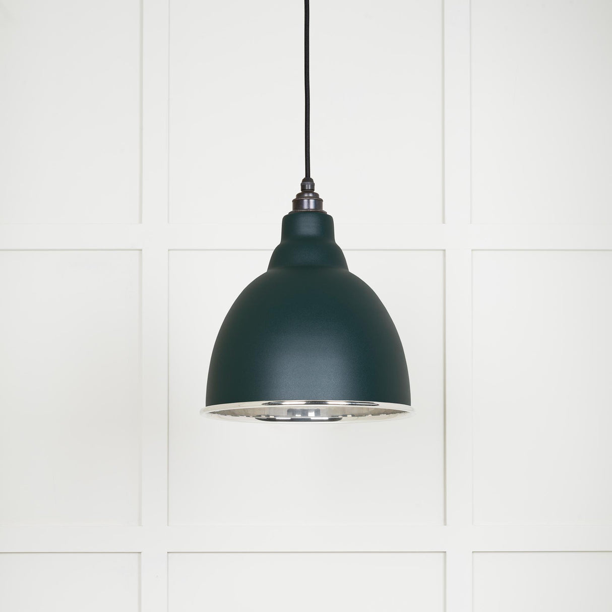 From The Anvil - Smooth Nickel Brindley Pendant in Dingle | Sku. 49504DI | Trade Door Handles.