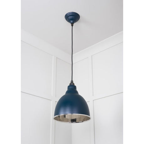 From The Anvil - Smooth Nickel Brindley Pendant in Dusk | Sku. 49504DU | Trade Door Handles.