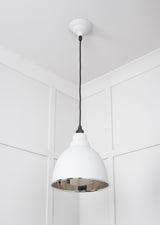 From The Anvil - Smooth Nickel Brindley Pendant in Flock | Sku. 49504F | Trade Door Handles.