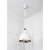 From The Anvil - Smooth Nickel Brindley Pendant in Flock | Sku. 49504F | Trade Door Handles.