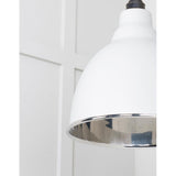 From The Anvil - Smooth Nickel Brindley Pendant in Flock | Sku. 49504F | Trade Door Handles.