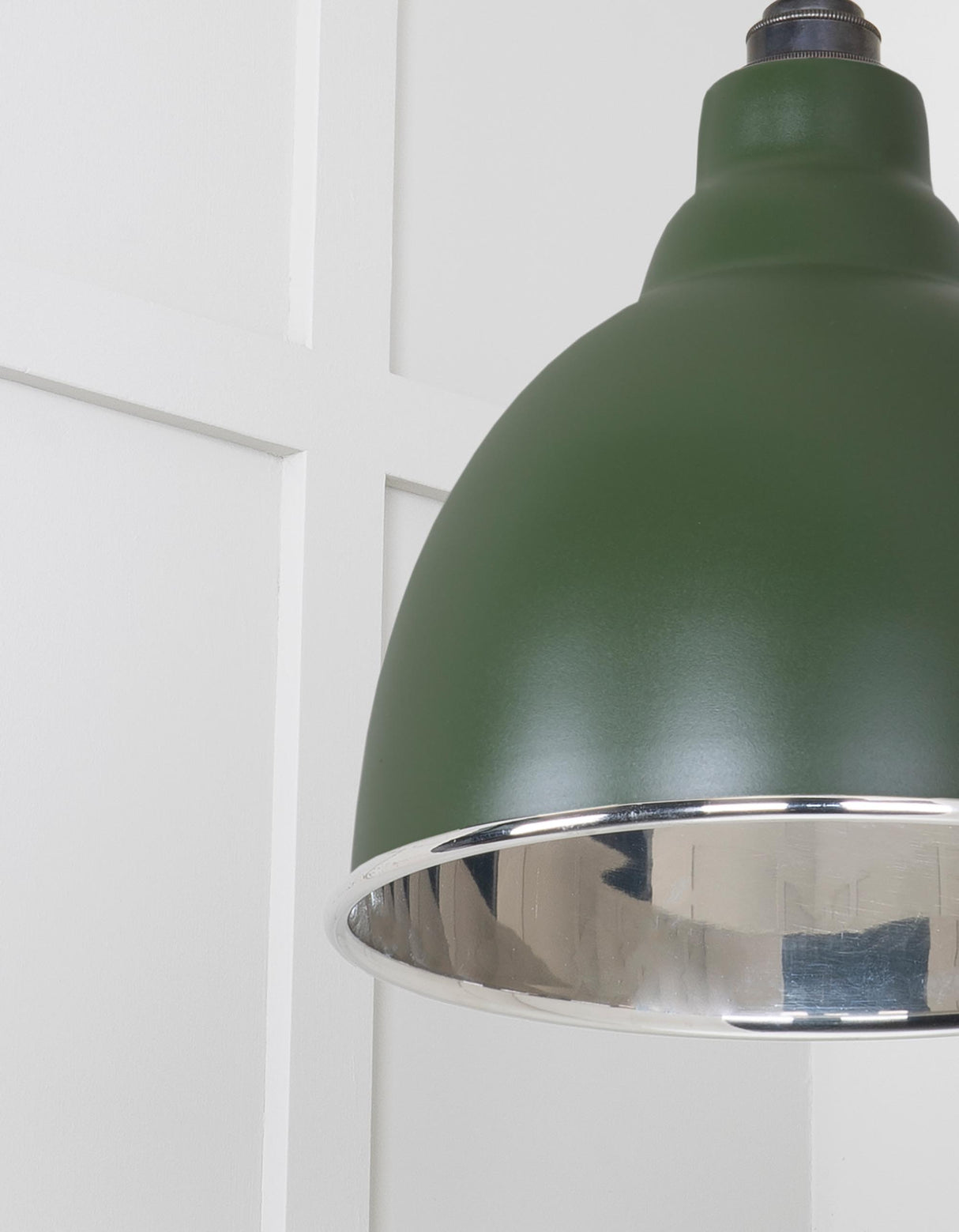 From The Anvil - Smooth Nickel Brindley Pendant in Heath | Sku. 49504H | Trade Door Handles.