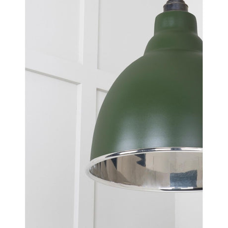From The Anvil - Smooth Nickel Brindley Pendant in Heath | Sku. 49504H | Trade Door Handles.