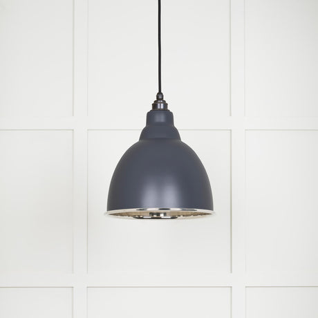 From The Anvil - Smooth Nickel Brindley Pendant in Slate | Sku. 49504SL | Trade Door Handles.