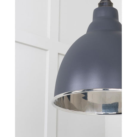 From The Anvil - Smooth Nickel Brindley Pendant in Slate | Sku. 49504SL | Trade Door Handles.