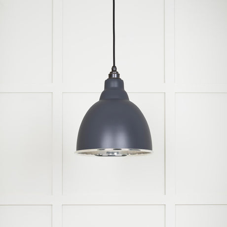 From The Anvil - Smooth Nickel Brindley Pendant in Slate | Sku. 49504SL | Trade Door Handles.