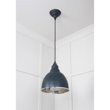 From The Anvil - Smooth Nickel Brindley Pendant in Soot | Sku. 49504SO | Trade Door Handles.