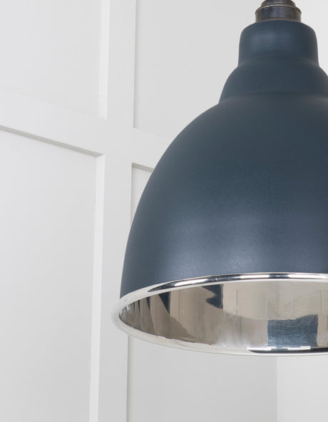 From The Anvil - Smooth Nickel Brindley Pendant in Soot | Sku. 49504SO | Trade Door Handles.