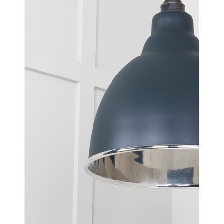 From The Anvil - Smooth Nickel Brindley Pendant in Soot | Sku. 49504SO | Trade Door Handles.