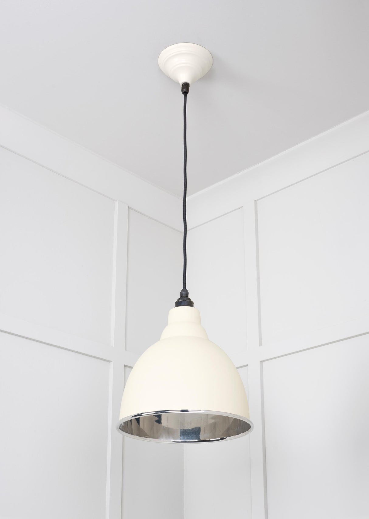 From The Anvil - Smooth Nickel Brindley Pendant in Teasel | Sku. 49504TE | Trade Door Handles.