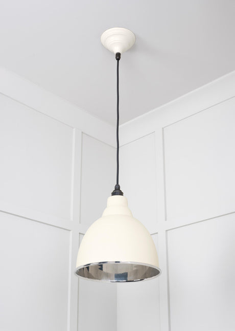 From The Anvil - Smooth Nickel Brindley Pendant in Teasel | Sku. 49504TE | Trade Door Handles.