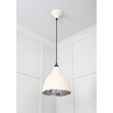 From The Anvil - Smooth Nickel Brindley Pendant in Teasel | Sku. 49504TE | Trade Door Handles.