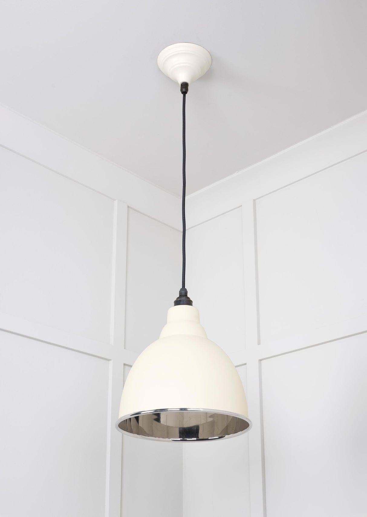 From The Anvil - Smooth Nickel Brindley Pendant in Teasel | Sku. 49504TE | Trade Door Handles.