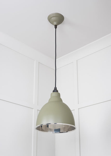 From The Anvil - Smooth Nickel Brindley Pendant in Tump | Sku. 49504TU | Trade Door Handles.