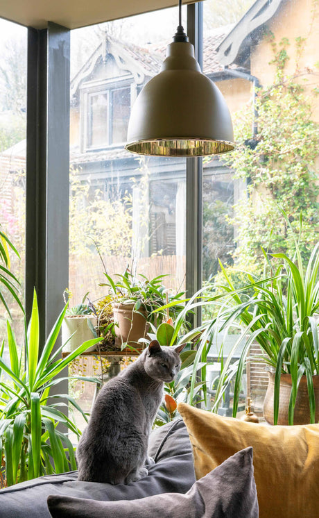 From The Anvil - Smooth Nickel Brindley Pendant in Tump | Sku. 49504TU | Trade Door Handles.