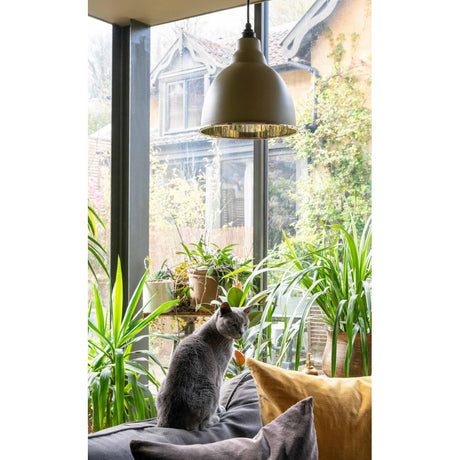 From The Anvil - Smooth Nickel Brindley Pendant in Tump | Sku. 49504TU | Trade Door Handles.