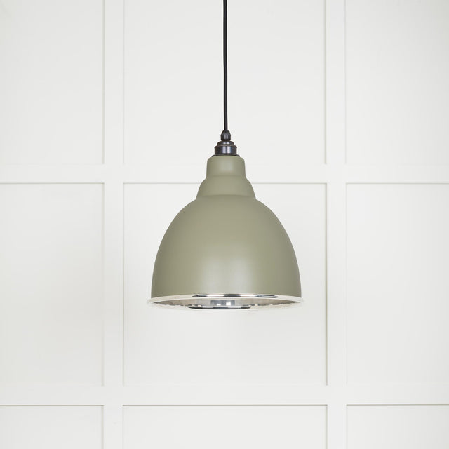 From The Anvil - Smooth Nickel Brindley Pendant in Tump | Sku. 49504TU | Trade Door Handles.