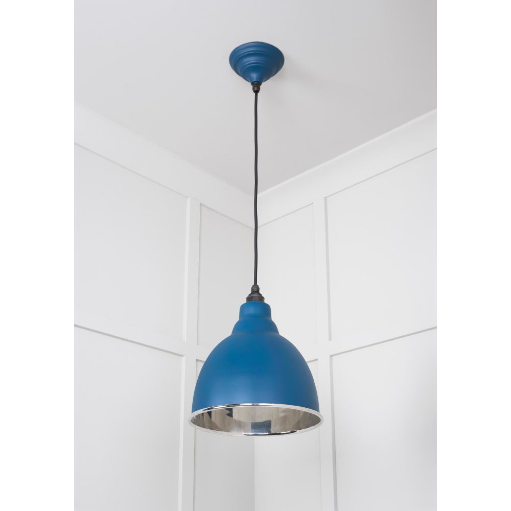 From The Anvil - Smooth Nickel Brindley Pendant in Upstream | Sku. 49504U | Trade Door Handles.