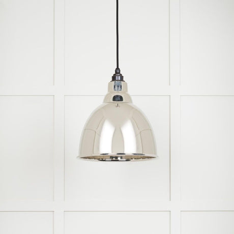 From The Anvil - Smooth Nickel Brindley Pendant | Sku. 49504 | Trade Door Handles.