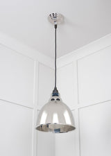 From The Anvil - Smooth Nickel Brindley Pendant | Sku. 49504 | Trade Door Handles.