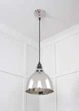 From The Anvil - Smooth Nickel Brindley Pendant | Sku. 49504 | Trade Door Handles.