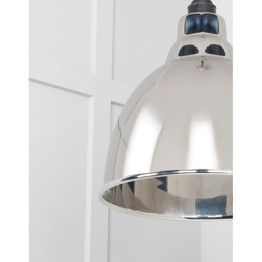 From The Anvil - Smooth Nickel Brindley Pendant | Sku. 49504 | Trade Door Handles.