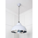 From The Anvil - Smooth Nickel Harborne Pendant in Birch | Sku. 49505BI | Trade Door Handles.