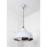 From The Anvil - Smooth Nickel Harborne Pendant in Birch | Sku. 49505BI | Trade Door Handles.