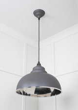 From The Anvil - Smooth Nickel Harborne Pendant in Bluff | Sku. 49505BL | Trade Door Handles.