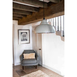 From The Anvil - Smooth Nickel Harborne Pendant in Bluff | Sku. 49505BL | Trade Door Handles.