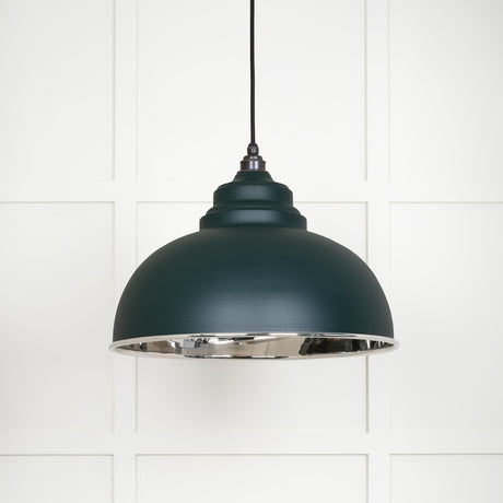 From The Anvil - Smooth Nickel Harborne Pendant in Dingle | Sku. 49505DI | Trade Door Handles.