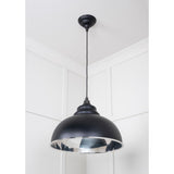 From The Anvil - Smooth Nickel Harborne Pendant in Elan Black | Sku. 49505EB | Trade Door Handles.