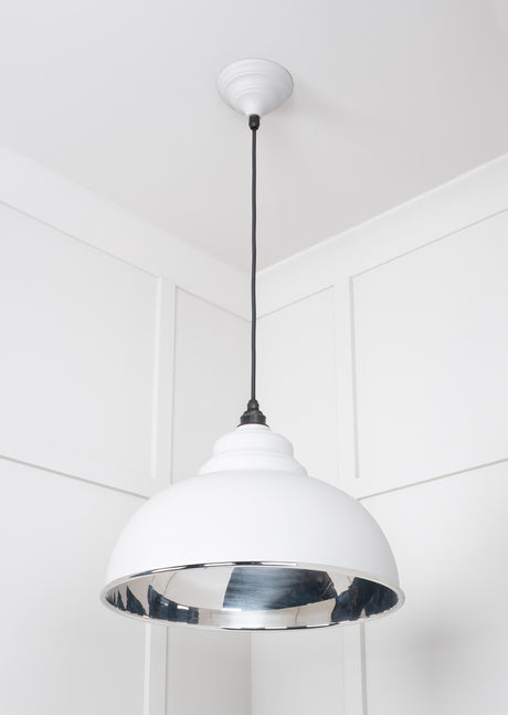 From The Anvil - Smooth Nickel Harborne Pendant in Flock | Sku. 49505F | Trade Door Handles.