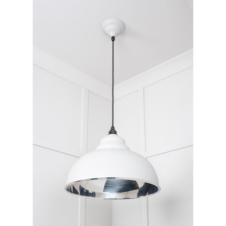 From The Anvil - Smooth Nickel Harborne Pendant in Flock | Sku. 49505F | Trade Door Handles.
