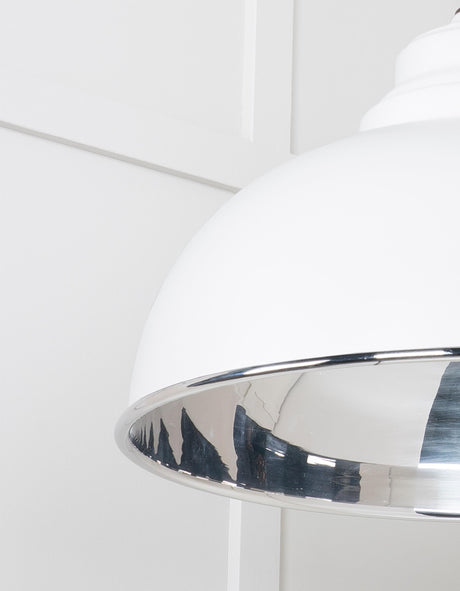 From The Anvil - Smooth Nickel Harborne Pendant in Flock | Sku. 49505F | Trade Door Handles.