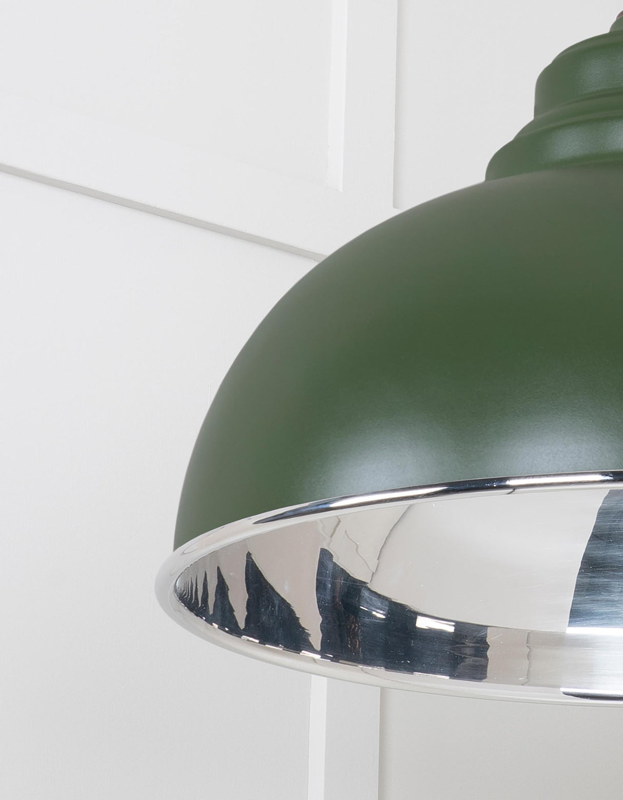 From The Anvil - Smooth Nickel Harborne Pendant in Heath | Sku. 49505H | Trade Door Handles.